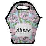 Wild Tulips Lunch Bag w/ Name or Text