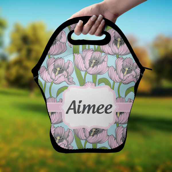 Wild Tulips Lunch Bag - Hand