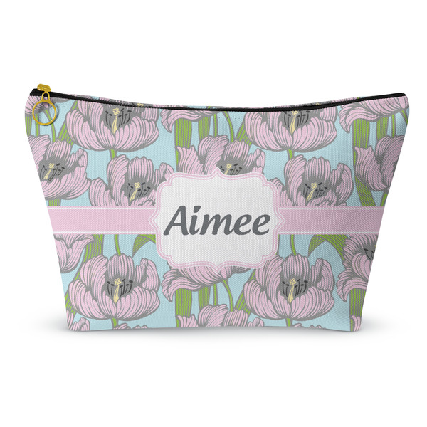 Custom Wild Tulips Makeup Bag (Personalized)