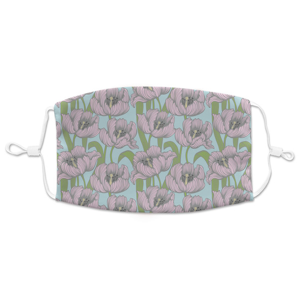 Custom Wild Tulips Adult Cloth Face Mask - XLarge