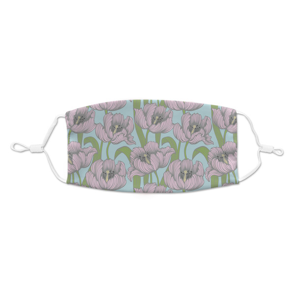 Custom Wild Tulips Kid's Cloth Face Mask - Standard