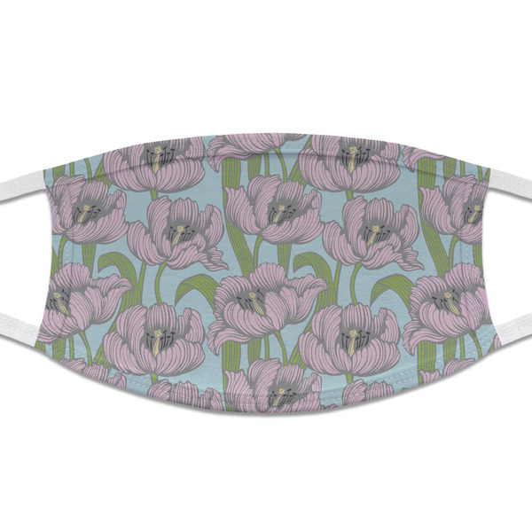 Custom Wild Tulips Cloth Face Mask (T-Shirt Fabric)