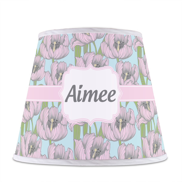 Wild Tulips Poly Film Empire Lampshade - Front View