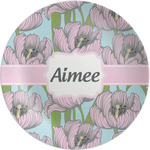 Wild Tulips Melamine Salad Plate - 8" (Personalized)