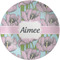 Wild Tulips Melamine Plate (Personalized)