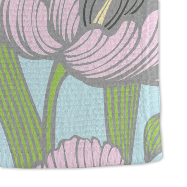 Wild Tulips Microfiber Dish Towel - DETAIL