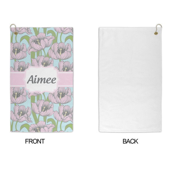 Wild Tulips Microfiber Golf Towels - APPROVAL