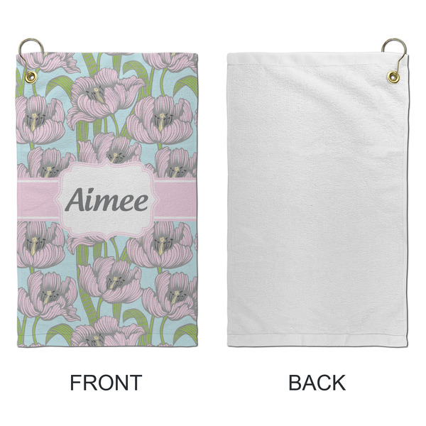 Wild Tulips Microfiber Golf Towels - Small - APPROVAL