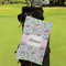 Wild Tulips Microfiber Golf Towels - Small - LIFESTYLE