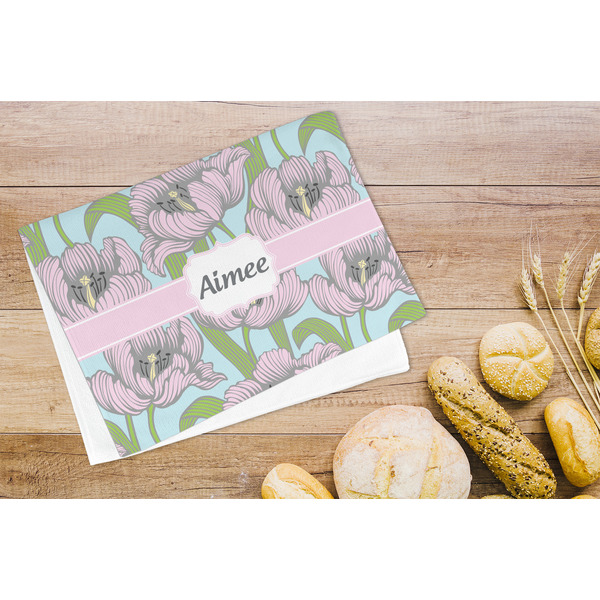 Wild Tulips Microfiber Kitchen Towel - LIFESTYLE