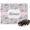 Wild Tulips Dog Blanket - Large (Personalized)