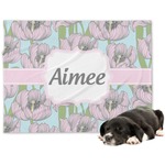 Wild Tulips Dog Blanket - Regular (Personalized)