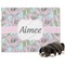 Wild Tulips Dog Blanket (Personalized)