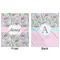 Wild Tulips Minky Blanket - 50"x60" - Double Sided - Front & Back