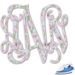 Wild Tulips Monogram Iron On Transfer (Personalized)