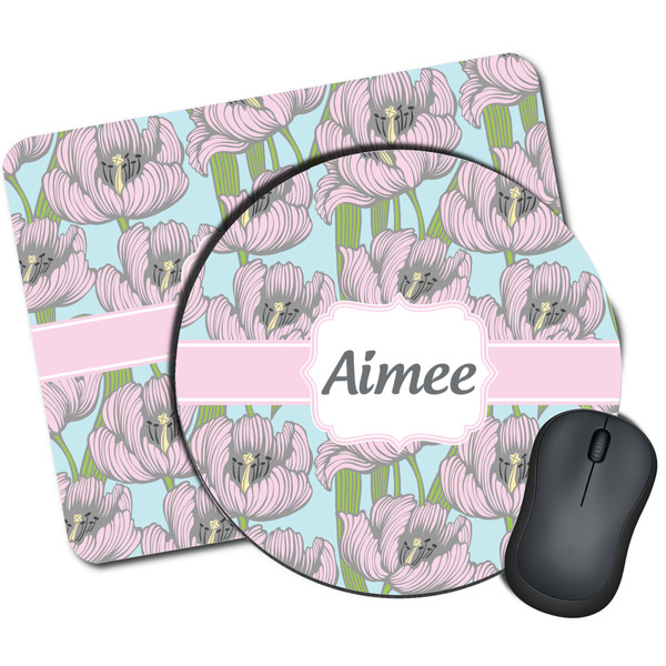 Custom Wild Tulips Mouse Pad (Personalized)