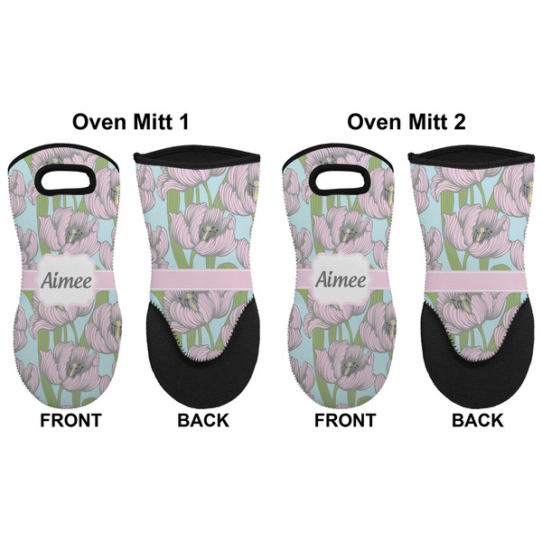 Wild Tulips Neoprene Oven Mitt - Set of 2 - Approval