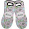Wild Tulips Neoprene Oven Mitts - Set of 2 w/ Name or Text