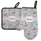 Wild Tulips Left Oven Mitt & Pot Holder Set w/ Name or Text