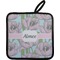 Wild Tulips Pot Holder w/ Name or Text