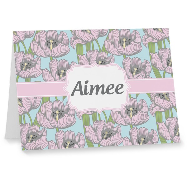 Custom Wild Tulips Note cards (Personalized)