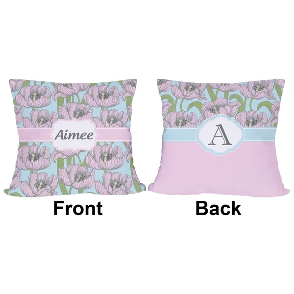 Wild Tulips Outdoor Pillow - 18x18