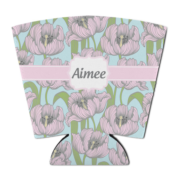 Custom Wild Tulips Party Cup Sleeve - with Bottom (Personalized)