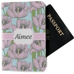 Wild Tulips Passport Holder - Fabric (Personalized)