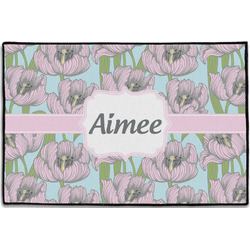 Wild Tulips Door Mat - 36"x24" (Personalized)