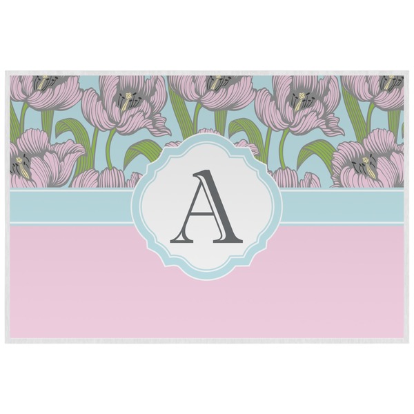 Wild Tulips Personalized Placemat (Back)
