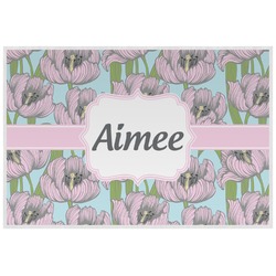 Wild Tulips Laminated Placemat w/ Name or Text