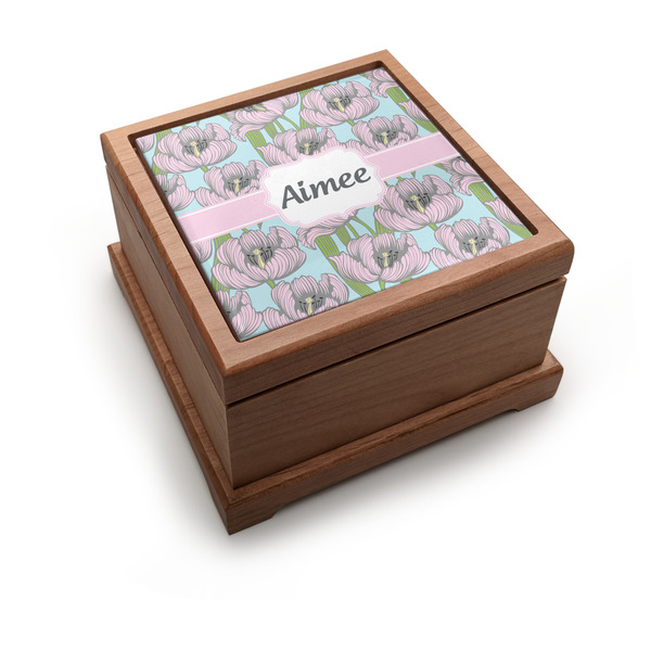 Custom Wild Tulips Pet Urn w/ Name or Text