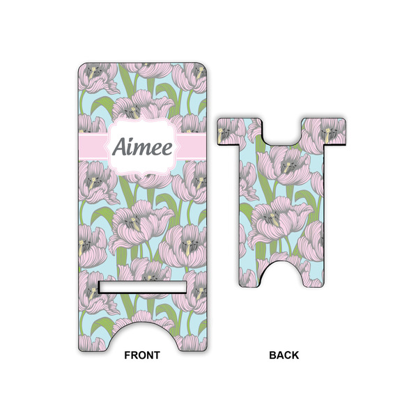 Wild Tulips Phone Stand - Front & Back