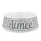 Wild Tulips Plastic Dog Bowl - Medium (Personalized)