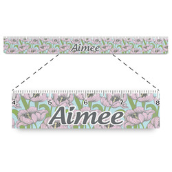 Wild Tulips Plastic Ruler - 12" (Personalized)