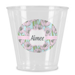 Wild Tulips Plastic Shot Glass (Personalized)