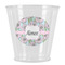 Wild Tulips Plastic Shot Glass (Personalized)