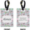 Wild Tulips Rectangle Luggage Tag (Front + Back)