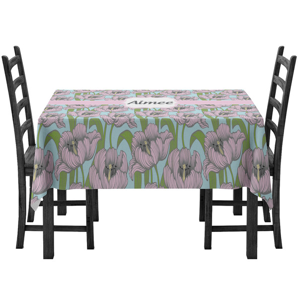 Custom Wild Tulips Tablecloth (Personalized)