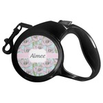 Wild Tulips Retractable Dog Leash - Large (Personalized)