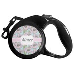 Wild Tulips Retractable Dog Leash - Small (Personalized)