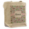 Wild Tulips Reusable Cotton Grocery Bag - Single (Personalized)
