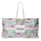 Wild Tulips Large Rope Tote Bag - Front View