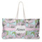 Wild Tulips Large Tote Bag with Rope Handles (Personalized)