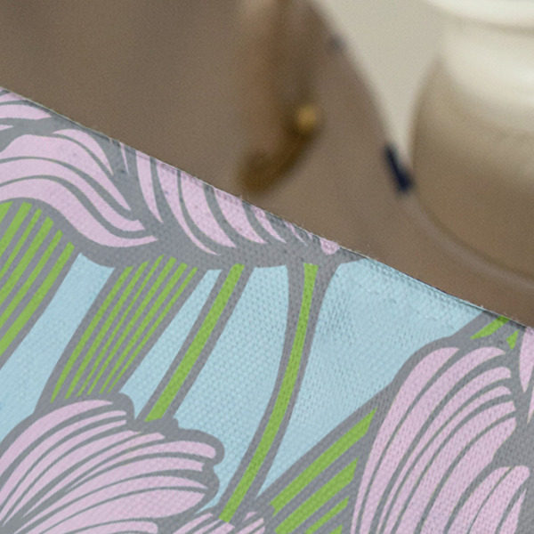 Wild Tulips Large Rope Tote - Close Up View