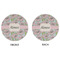 Wild Tulips Round Linen Placemats - APPROVAL (double sided)