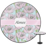 Wild Tulips Round Table (Personalized)