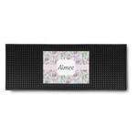 Wild Tulips Rubber Bar Mat (Personalized)