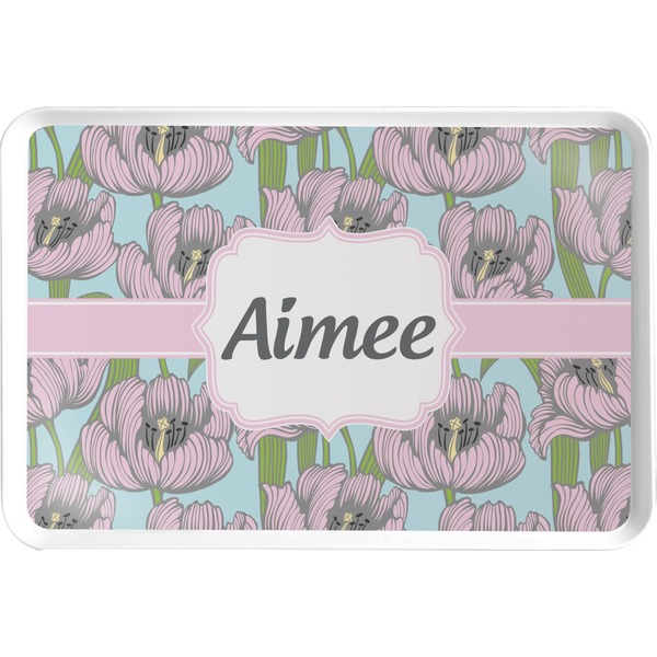 Custom Wild Tulips Serving Tray (Personalized)