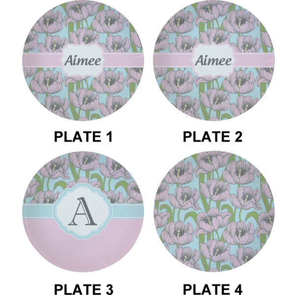 Wild Tulips Set of Appetizer / Dessert Plates (Approval)